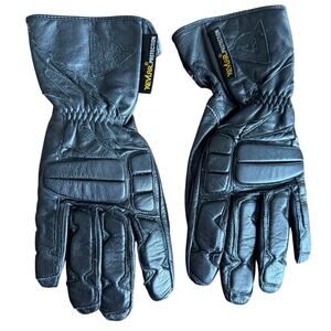 Dainese Kevlar Motorcycle Gloves XS Black Leather Armored Riding Gloves